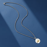 Collier Homme Montagne en Argent 925 et Laiton – Ascension - Biloria