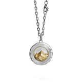Collier Homme Montagne en Argent 925 et Laiton – Ascension - Biloria