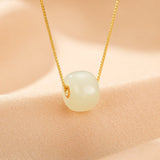 Collier Jade Lithothérapie Harmonie Équilibrante - Biloria