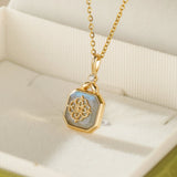 Collier Labradorite Argent Plaqué Or 10mm 45cm Vitalité - Biloria