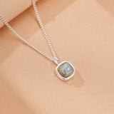 Collier Labradorite Intuition Protection Argent 925 - Biloria