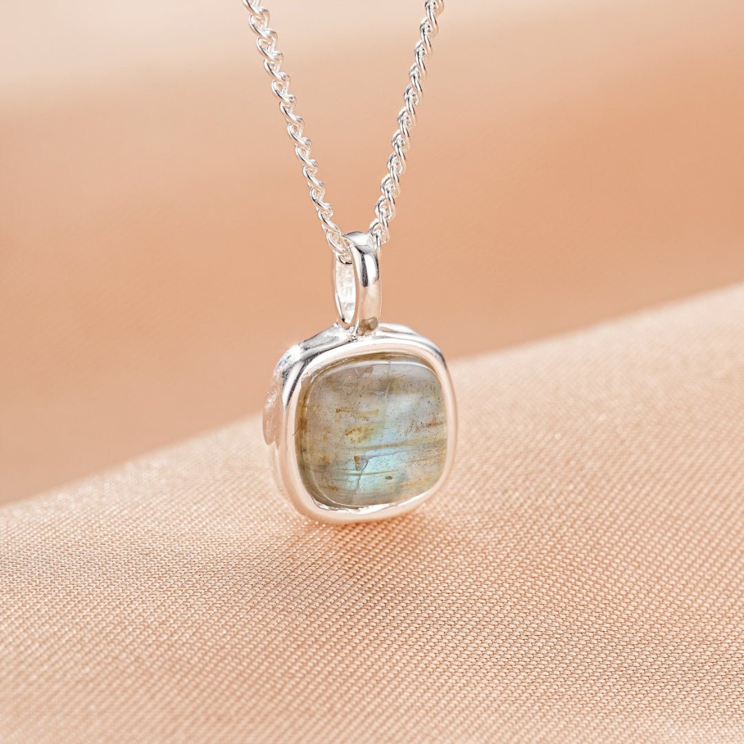 Collier Labradorite Intuition Protection Argent 925 - Biloria