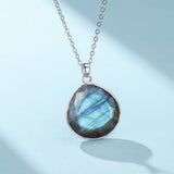 Collier Labradorite Mystique | Bijou Fait Main Protection Intuition - Biloria