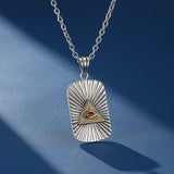 Collier Œil Oudjat Argent 925 Protection Spirituelle - Biloria