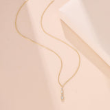 Collier Opale et Argent Plaqué Or pour la Sérénité - Biloria