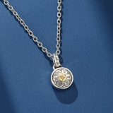 Collier Six Mantras Sacrés – Argent 925, Bijou Spirituel de Protection - Biloria