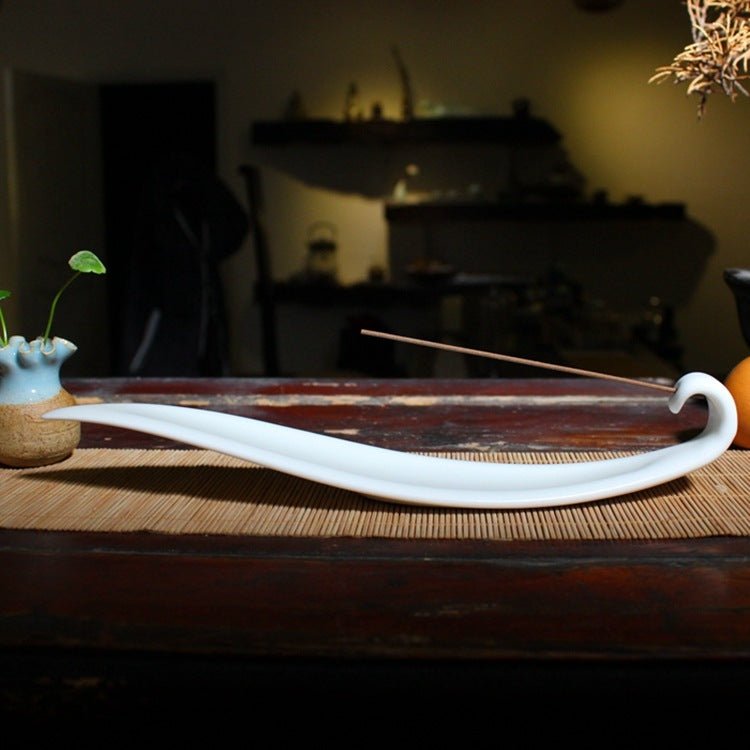 Encensoir Vague en Céramique pour Décoration Zen - Biloria