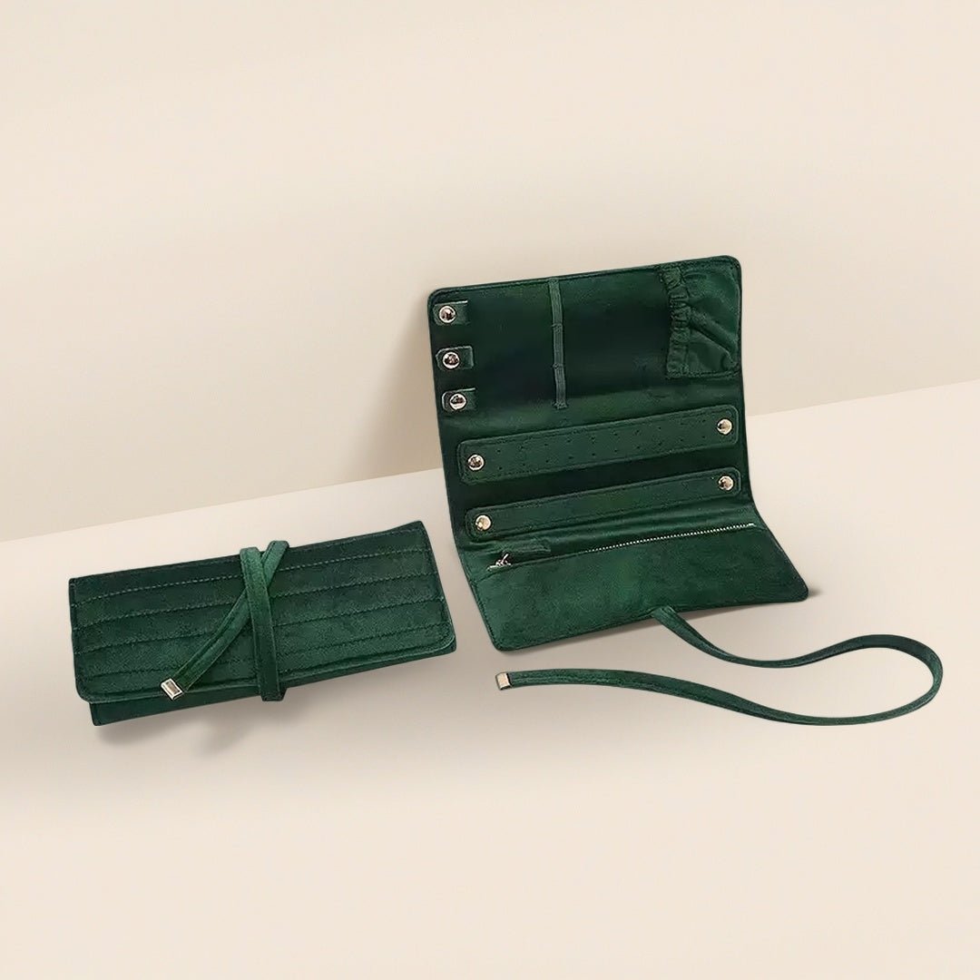 Étui de Voyage pour Bijoux en Velours : Protection et Organisation - Biloria