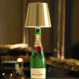 Flaschenlicht | Flasche als Tischlampe | Akku Tischleuchte | Flaschenverschluss | LumiFlasche