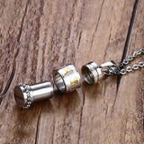 Pendentif Moulin à Prières Tibétain avec Mantra Om Mani Padme Hum - Biloria