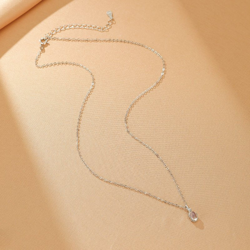 Prêt pour un nouveau départ ? Collier Pierre de Lune Argent Plaqué Or - Biloria